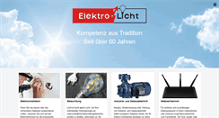 Desktop Screenshot of elektro-licht.de